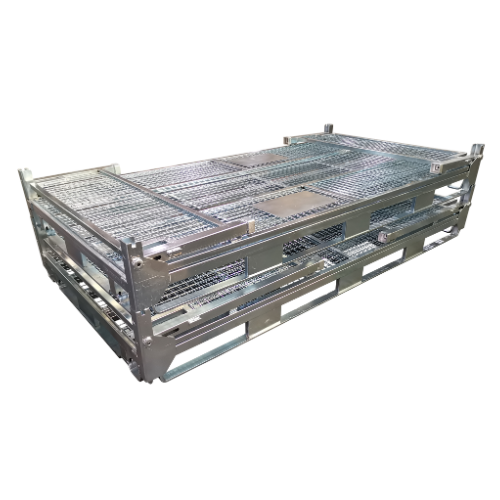 Double Collapsible Pallet Cage - Half Height