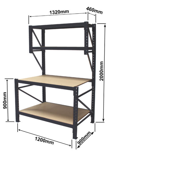 Longspan Workbench - 4 Tier