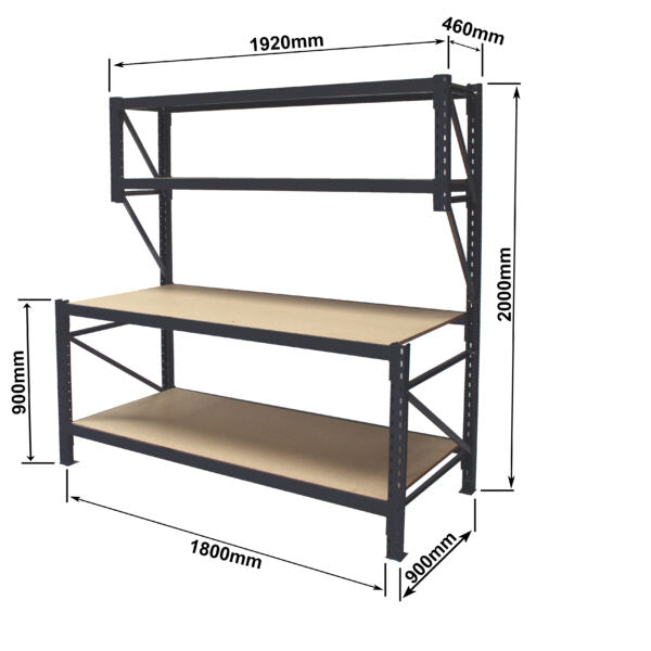 Longspan Workbench - 4 Tier