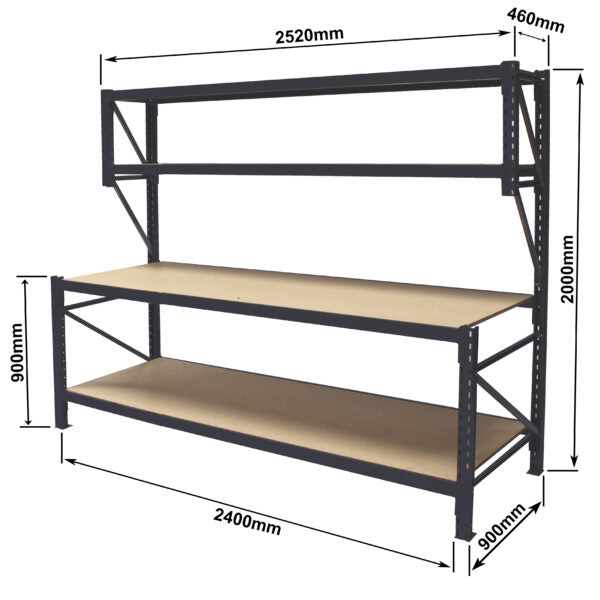 Longspan Workbench - 4 Tier