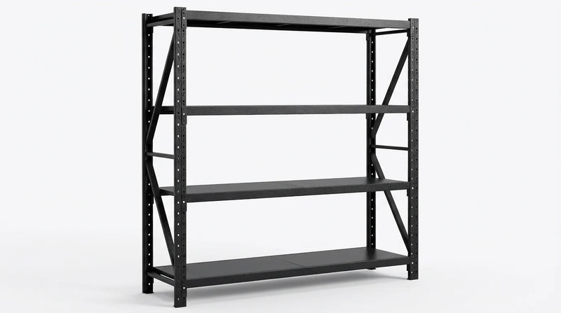 Medium Duty Black Garage Shelving