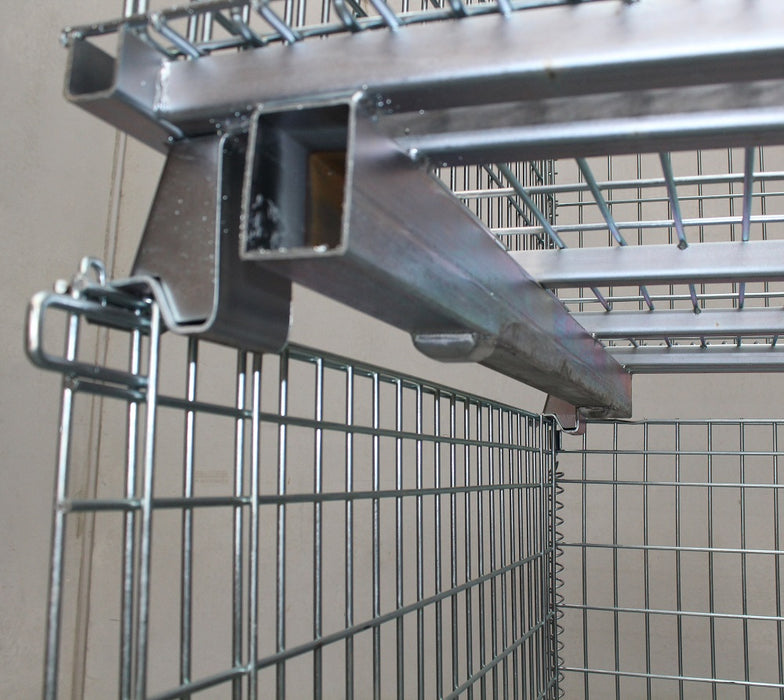 Galvanised Mesh Cage