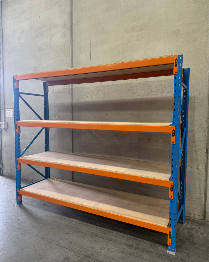 Heavy Duty Shelving - Starter Bay - Particle Board - Used
