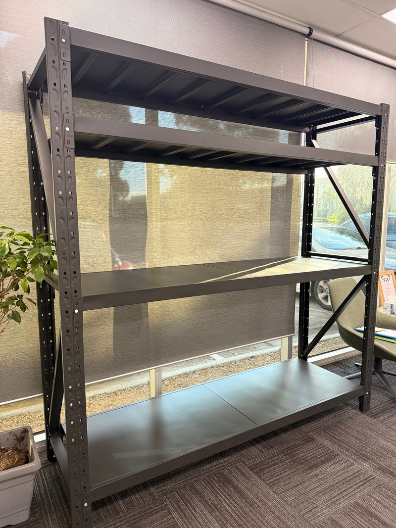 Medium Duty Black Garage Shelving
