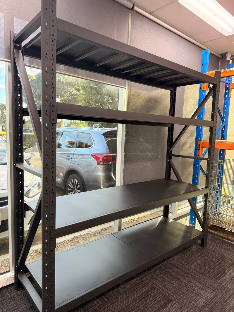 Heavy Duty Black Garage Shelving