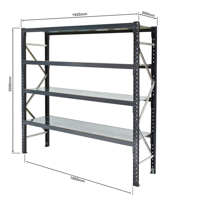 Mobile Shelving Bay - All Shelf Materials