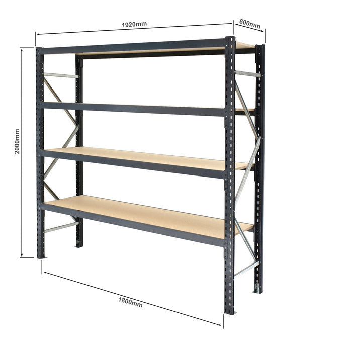 Mobile Shelving Bay - All Shelf Materials