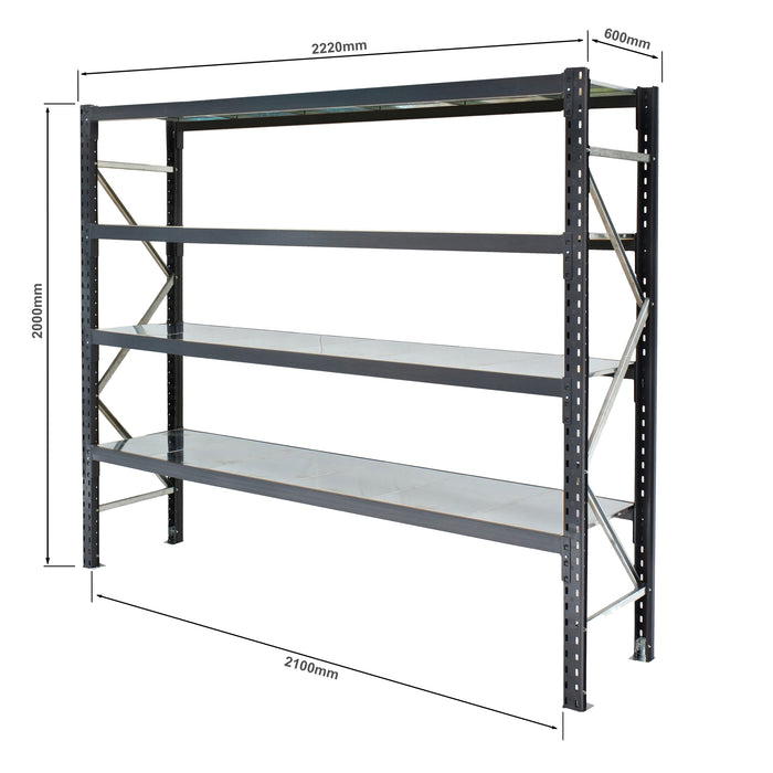 Mobile Shelving Bay - All Shelf Materials