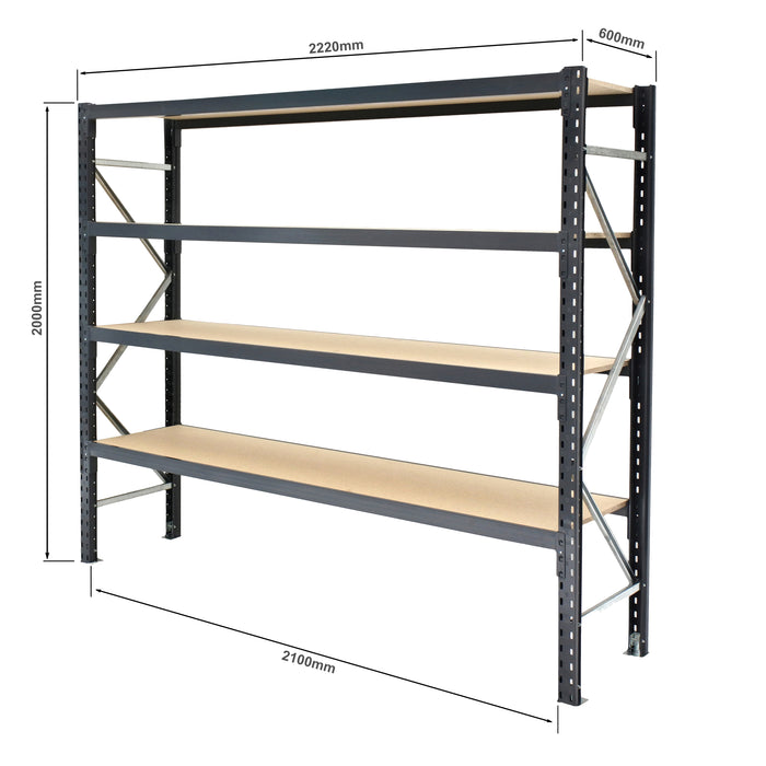 Mobile Shelving Bay - All Shelf Materials