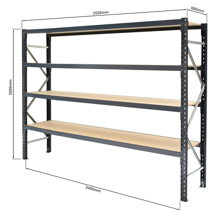 Mobile Shelving Bay - All Shelf Materials