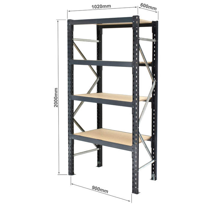 Mobile Shelving Bay - All Shelf Materials