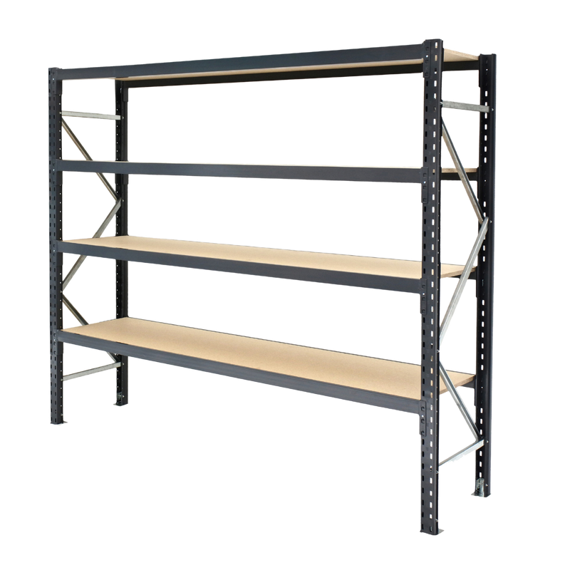 Mobile Shelving Bay - Particle Board
