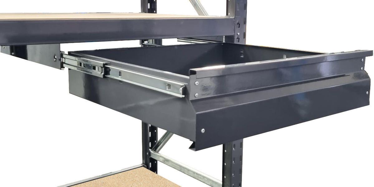 Drawer With Strut Longspan Drawer — Shelving Supply Australia