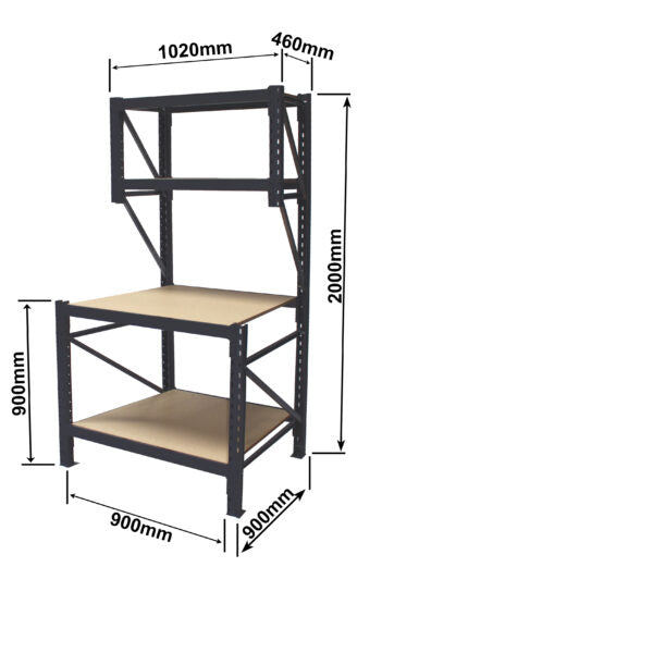 Longspan Workbench - 4 Tier