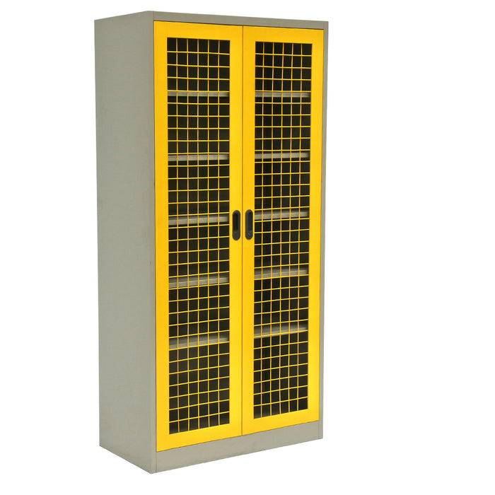 Mesh Two Door Cabinet