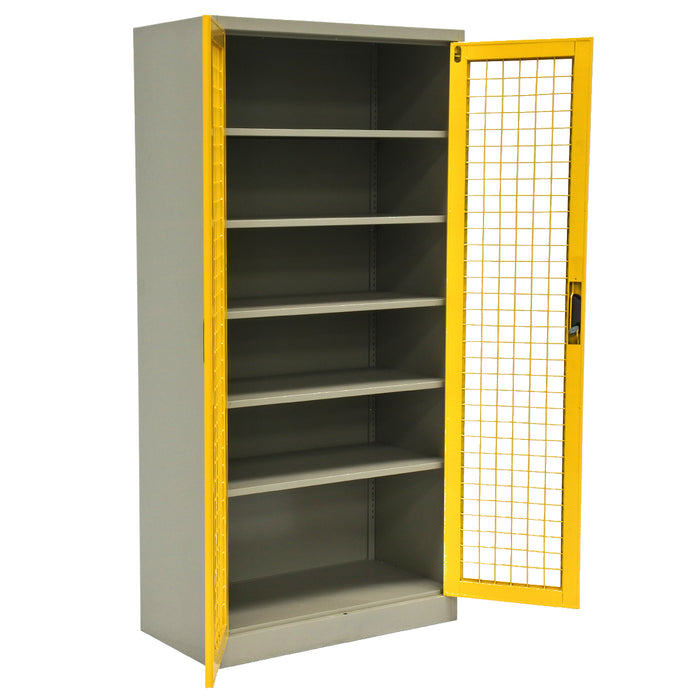 Mesh Two Door Cabinet