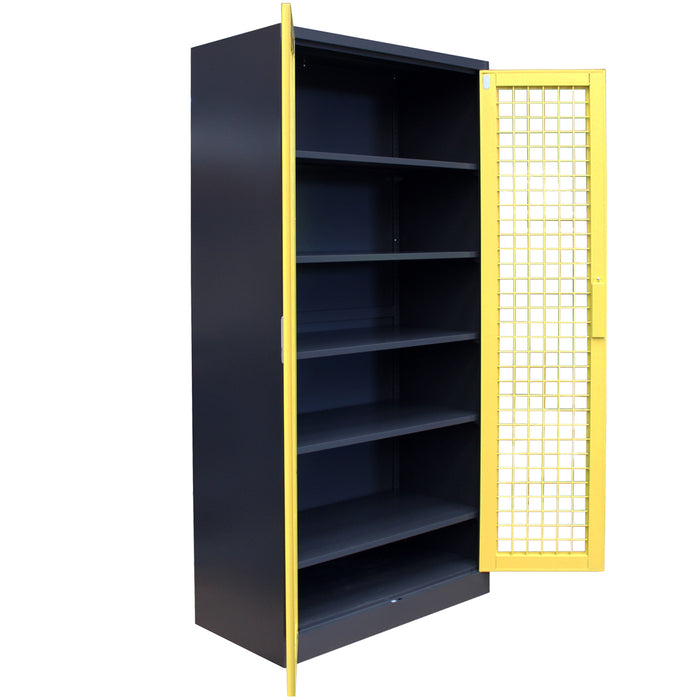 Mesh Two Door Cabinet