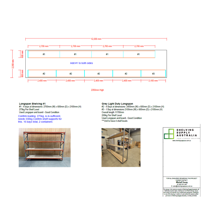 Shelf Rack Design Sample Shelving Layout & Design — Shelving Supply Australia