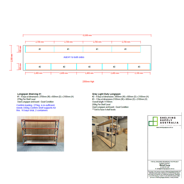 Shelving Layout & Design