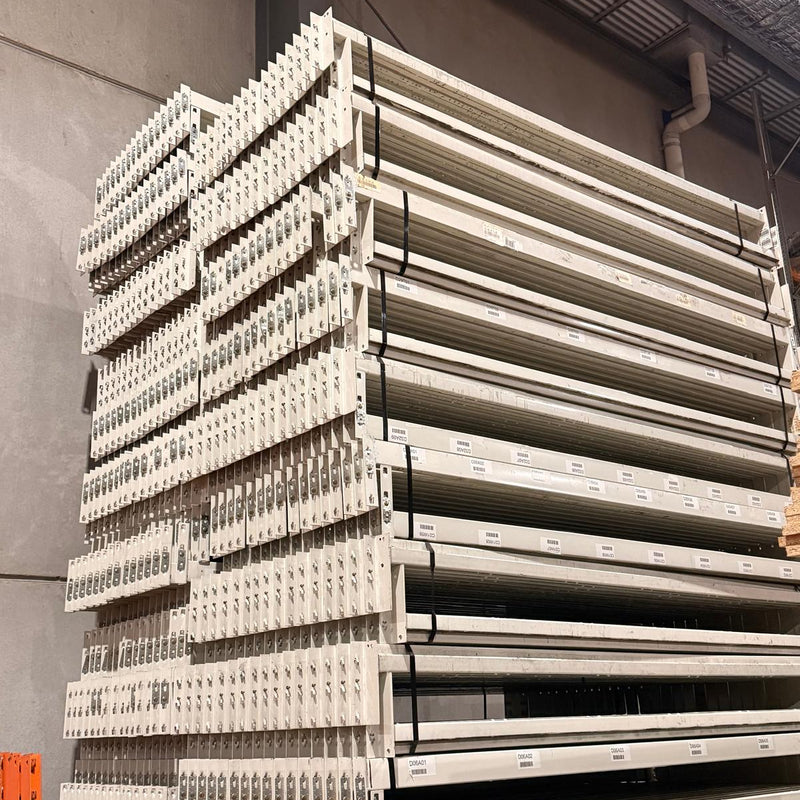Dexion White Step Beams - 2591mm x 83mm (30mm Step) - Used