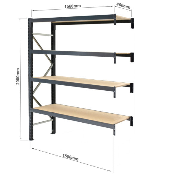 Particle Board Shelving - Additional Bay