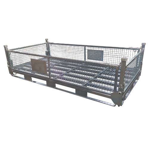 Double Collapsible Pallet Cage - Half Height